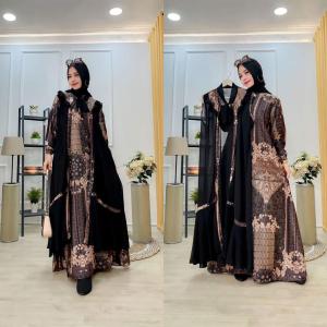 GAMIS BAHAN SILK MIX CERUTY BABYDOLL PREMIUM / SET 2IN1 INNER BUSUI FRIENDLY / DRESS KONDANGAN / GAUN VIRAL 2024/ SET OUTER TERPISAH / BAJU PESTA BEST SELLER / DRESS KOREAN SYTLE / GAMIS IBU-IBU MODEL SEKARANG / DASTER MURAH