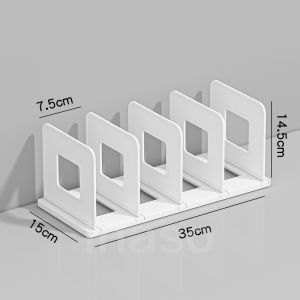 Inaso Rak Buku Sekat Organizer Penyimpanan Meja Rak Box File Holder Book Pembatas Buku Rack Box File Desktop Serbaguna HSB737