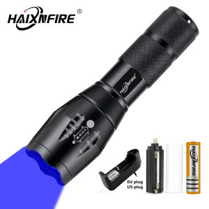 Haixnfire G700 LED torch light waterproof blue portable flashlight+remote pressure pad switch