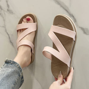 Free Shipping Chilean-Style Thick-Soled Slippers For Women Fashionable Z-Shaped Beach Sandals For Summer Suitable For Outdoor Wear Home Use And Showering With Non-Slip Soles
