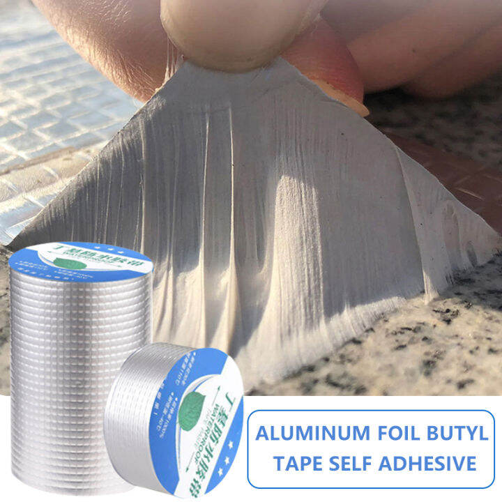 10m Roof Leakproof Aluminum Foil Butyl Rubber Waterproof Tape High ...