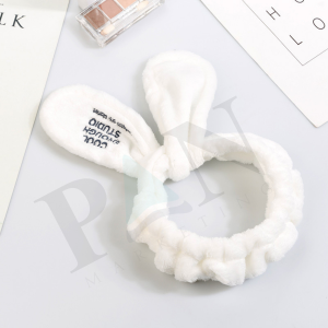 Korean style with rabbit ears face wash hair band knotted hair band womens face wash makeup headband Party Gift 洗脸化妆束发带