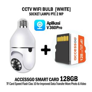 CCTV IP CAMERA Dome Model Lampu Socket Lamp  CCTV - Dengan LED