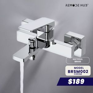 Bathroom Shower Faucet. Shower Mixer. Hot and Cold Water Mixing. Bathroom Solutions.