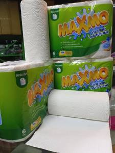 MAXMO แม็กซ์โม่ กระดาษอเนกประสงค์ หนา 2 ชั้น แพ็ค 6 ม้วน Tissues/ ทิชชู่