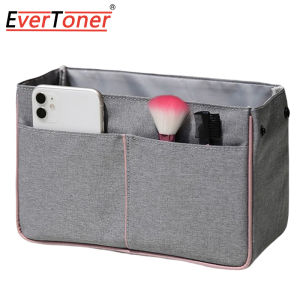 EverToner Oxford Cloth Inner Bag for LV Speedy Longchamp Handbag Makeup Storage Organizer Insert Cosmetic Bag