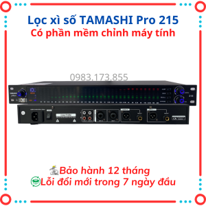 Lọc xì số Tamashi Pro 215 Lọc Tiếng Cực Hay- Loại Bỏ Tạp Âm Cắt Tần Số Thừa Hiệu Quả Nâng Bass Trebb Mạnh.Có chỉnh sẵn 7 chế độ riêng biệt.