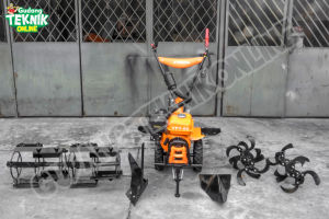 Mesin Traktor Mini Cultivator YASUKA YPT60 Model GEARBOX / Mesin Bajak Sawah Basah Kering - Tiller Cultivator Pembajak Tanah Sawah Kebun YPT 60 YPT-60 YASUKA