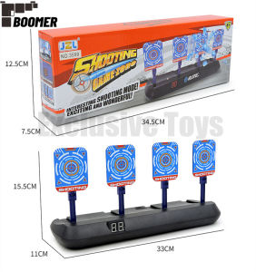 4-Position Target Electric Scoring Target Automatic Reset Electric Scoring Target With Light For Easy Shooting Practice