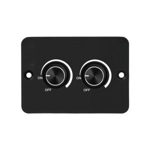Flickers Without 12V Round Dimmer Switches 2 Gang PWM Control Energy Saving Car Light Solution Double Round Dimmer Switches