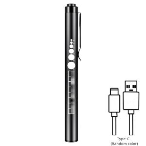 Đèn Pin LED 2 Trong 1 Sạc Type-C Đo Đồng Tử Dùng Y Tế & Du Lịch