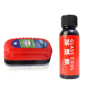 3PCS Multifunctional Car Glass Oil Film Remover 120ml Car Window Windshield Waterproof Anti-Fog Coating Liquid Wipe Cleaning Tool