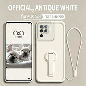 Feadship Case for OPPO A94 4G Reno 5F 5 lite phone casing Softcase Silicone shockproof Cover new design aesthetic 360 ° rotate with holder Lanyard for girls cute pink JTXZZJ1