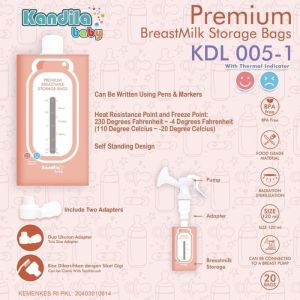 KANDILA Premium Breastmilk Storage Connector 200ml Kantong ASI