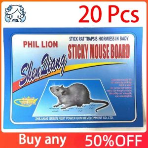 10pcs Big Mouse Strong Glue Pad Mice Rodent Glue Board Bait Trap Mouse Rat Glue Mouse Trap