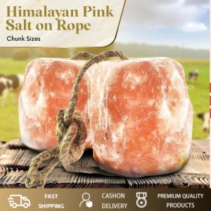 COD Natural Himalayan Salt Lick for Livestock - Mineral Block for Cattle Sheep Goats and Horses