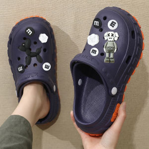 [Free Shipping] Eva Thick-Soled Clogs For Women New Summer Outdoor Style Non-Slip Suitable For Home Use WomenS Beach Sandals Closed-Toe Sandals MenS Style