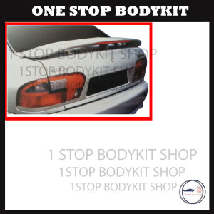 PROTON WIRA AEROBACK SPOILER WITH LED OE FIBER(FIBERGLASS)SKIRT LIP BODYKIT