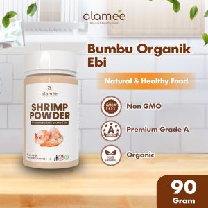 ALAMEE Bubuk Ebi Halus Kering Udang Bumbu Dapur Organik Shrimp Powder Giling Praktis Tabur 90gr
