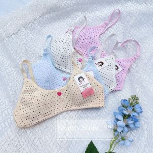 #2087 COD 3pcs polka dots design good for teens high & good quality for teens for 8-12  years  old