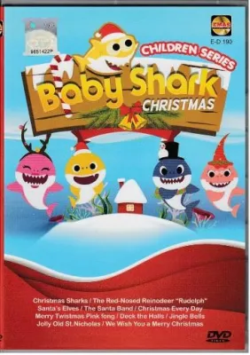 Baby Shark Christmas + 34 Children Songs Nursery Rhymes DVD