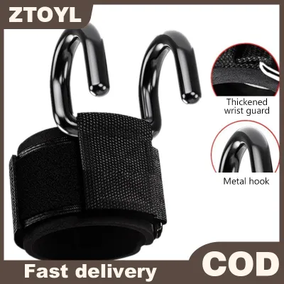 ZTOYL 2 cái Trọng lượng nâng móc tay-Bar dây đeo cổ tay phòng tập thể dục thể dục móc Trọng lượng dây đeo pull-up điện nâng găng tay cho trọng lượng đào tạo