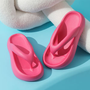 Free Shipping Thick-Soled Flip-Flops For Women New Summer Model Height-Increasing Non-Slip Suitable For Outdoor Wear At The Beach