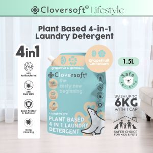 [Carton Deal] Cloversoft Laundry Detergent (1.5L)