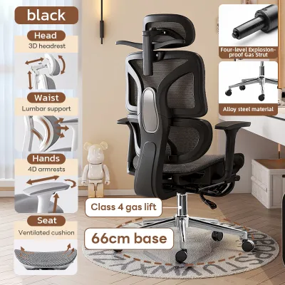 【30Day Free Trial】Xpanse Ergonomic Chair 6D Armrest Office Computer Chair Reclining Chair Heavy Duty