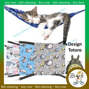 Buai buaian Kucing Cat Hammock Murah - Kitten Relaxing Cage Bed Totoro