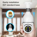 【Local delivery in Malaysia】E27 CCTV Wireless Bulb Camera Outdoor Waterproof Motion Detection 360° Rotation wifi IP Security Camera 3M Full Color Nigth Vision Camera. 