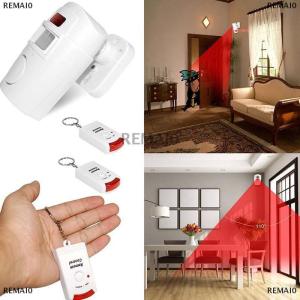 [COD] REMAI0 FUYU Wireless Pir Motion Sensor Alarm + 2 Remote Controls Shed Home Garage Caravan