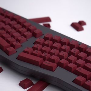 143-Key Blood Sacrifice black letter Keycap Set | PBT Heat-Sublimation | Cherry Profile | 61/64/68 Layouts | Wireless Mechanical Keyboard Kit