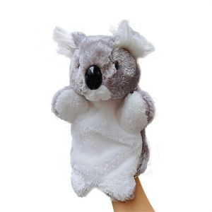 DISFUNNY Telling Story Early Education Cat Dolls Stuffed Animals Rabbit Koala Plush Hand Doll Children Puppets Cartoon Plush Toys Animal Hand Puppet