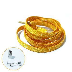 Press Lock No Tie Flat Hiking Running Shoe Lace Elastic Shoelaces Outdoor Sneaker Quick Safety Flat Shoelace Kid Adult Lazy Lace