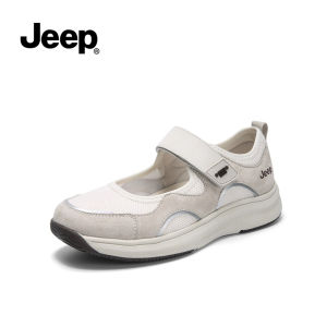 Jeep Mary Jane Thick soled Durable Breathable Shallow Sport Single Shoe