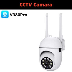 【100% V380 Pro】ซื้อ 1 แถม 1 กล่องวงจรปิด360 wifi cctv กล้องวงจรปิดกันน้ำไร้สาย 5MP เสียงสองทาง  หมุนได้ผ่านแอพ มองเห็นภาพชัดในที่มืด กล้องภายในกายนอก กล้องกันน้ำ การตรวจจับการเคลื่อนไหว กล้องวงจรปิดระยะไกล ip security camara  Infrared night vision