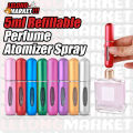 5ml Refillable Perfume Atomizer Spray Bottle Portable Mini Perfume Bottle Botol Minyak Wangi. 