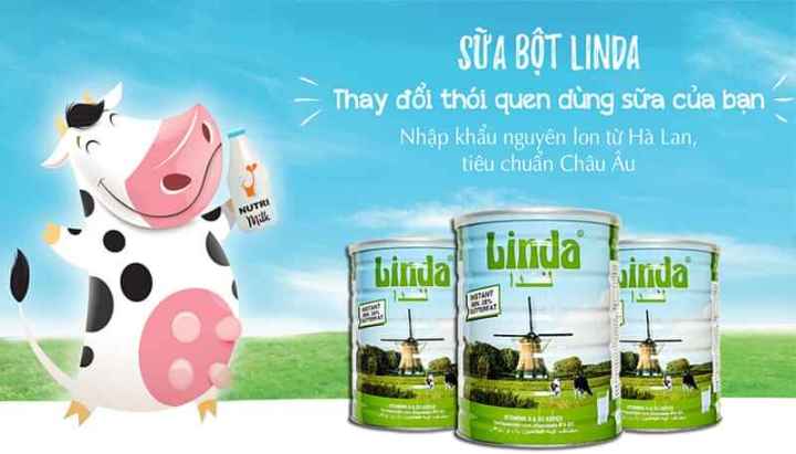 Sữa bột Nguyên Kem Hà Lan Linda