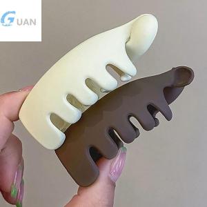 [COD] GUAN กิ๊บหนีบผมหางม้าสีล้วนสำหรับผู้หญิงกิ๊บหนีบผมทรงหางม้าแฟชั่น