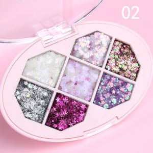 WOOLOVE Glitter Eyeshadow Shimmer Face Jewelry Pigment Body Face Eye Glitter Sequin Gel Cream Eye Shiny Skin Face Sequin Body Glitter