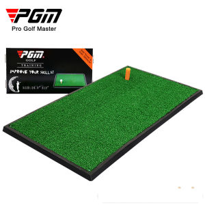 PGM Hitting Mats 63x33cm Training Swing Trainers Practice Rubber Tee Holder Grass Indoor Golf Hitting Mat DJD004