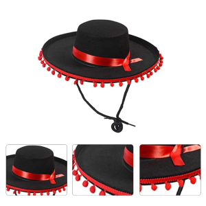 Fashion Hat Sombrero Party Hats Cosplay Costume Hats Breathable Easy Wear Headdress Stage Performances Props Hat