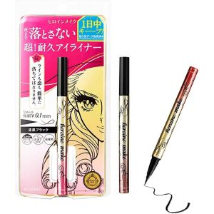 Bút Kẻ Mắt Nước Kissme Bền Màu Không Trôi Nâu Tự Nhiên 0.4ml - Nhật Bản