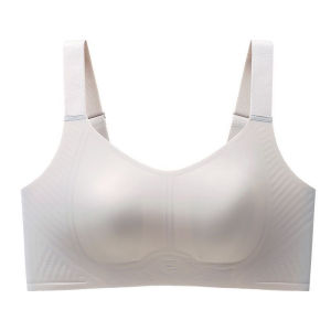 Maniyun Super Thin Jelly Soft Support Seamless Bra B-E Cup Summer Ice Silk Material Cooling Bra Non-wired Comfort Bra Lingerie