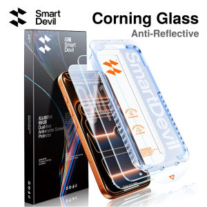 SmartDevil Corning Tempered Glass Film for iPhone 17 Pro Max iPhone 17 Pro iPhone Air iPhone 17 iPhone 16 Pro Max iPhone 16 Plus iPhone 15 Pro Max iPhone 14 Pro Max 13 Pro Max 12 Pro Max Full Coverage Clear Privacy Screen Protector with Easy Install Tool