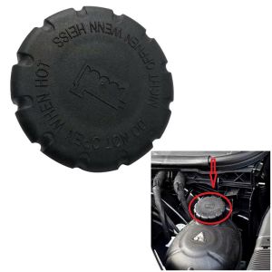 1 Nắp đậy bình nước làm mát màu đen 7cm cho ô tô xe hơi Mercedes Benz