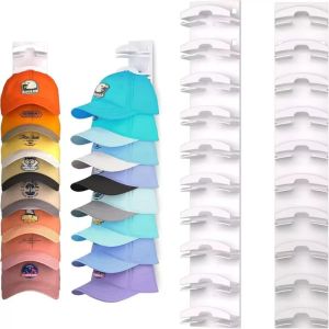 [🇵🇭 Stock&COD] Hat Organizer for Baseball Caps Plastic Closet Hat Rack Baseball Caps Organizer Space Saving for Door Closet Hat Storage Holder
