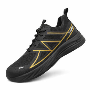 Kasut Keselamatan Safety Shoes Sport Lelaki Steel Toe Cap Anti Smash & Steel Mid Sole Anti Piercing
