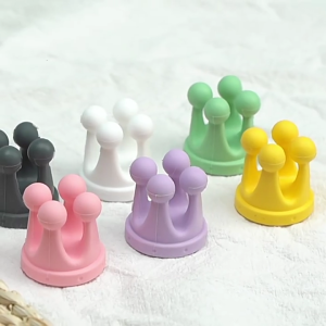 Silicone Toothbrush Holders Hook Waterproof Adhesive Wall Mounted Single Hook for Hanging Key Utility Plug Holder